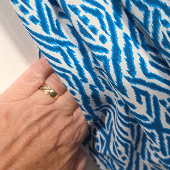 Coolibar Dress Womens Medium Blue Navia UPF 50+ Beach Pool Cover Up - Picture 4 of 10